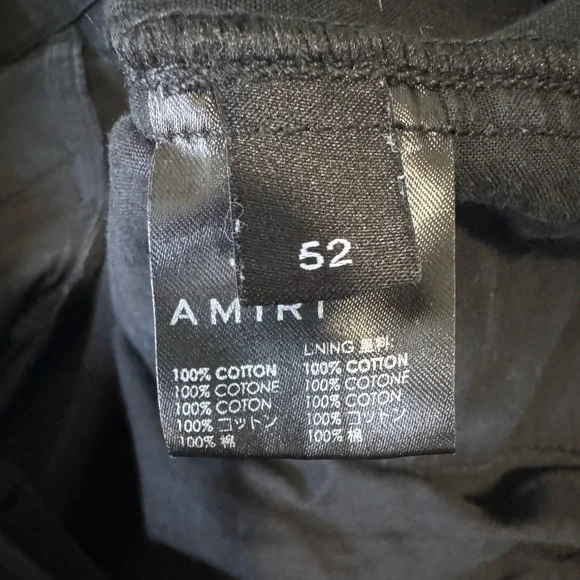 Amiri Men’s Wide Tailored Trousers Sz 52 - Picture 13 of 16